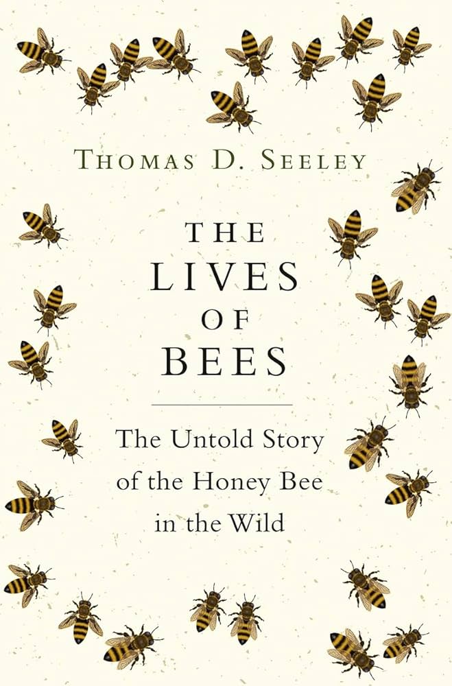 illustrated bees surround book cover