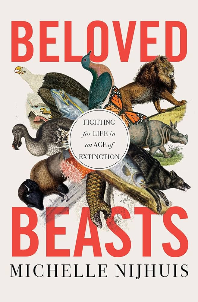 illustrated variety of wild animals in a circle