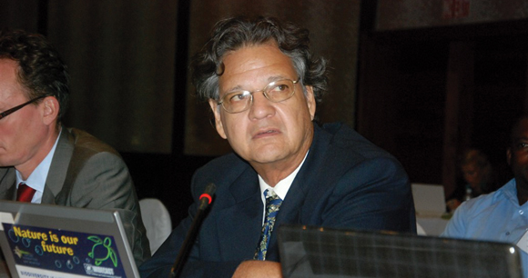 Paul Hoetjes at UN Environmental program panel in Jamaica