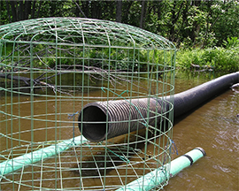 Pond leveler.