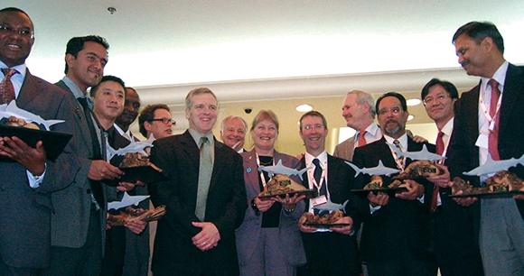 group photo of the 2010 Bavin Award recipients