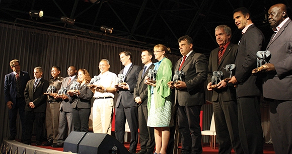 group photo of the 2013 Bavin Award recipients