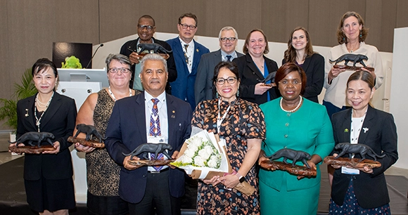 group photo of the 2022 Bavin Award recipients