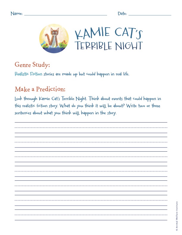 Kamie Cat’s Terrible Night Lesson Plan