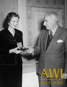 Magazine cover of AWI: Commemorating 50 Years