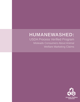 Report cover of Humanewashed